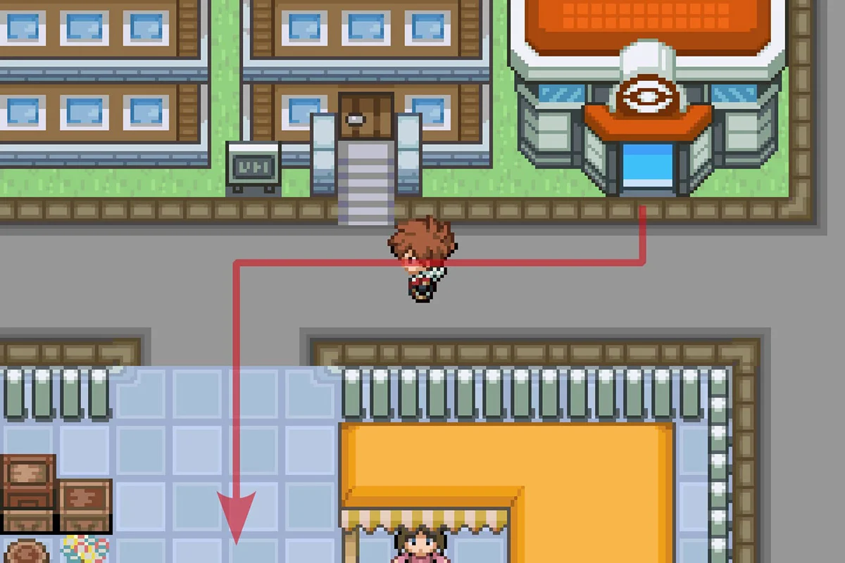 Entering the Fallshore Market. / Pokémon Unbound