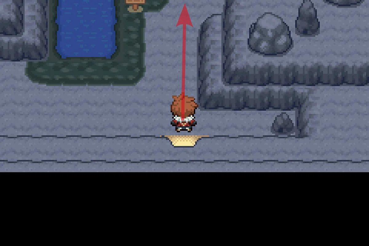 프로스트 마운틴 진입 후 북쪽으로 이동 / 포켓몬 언바운드