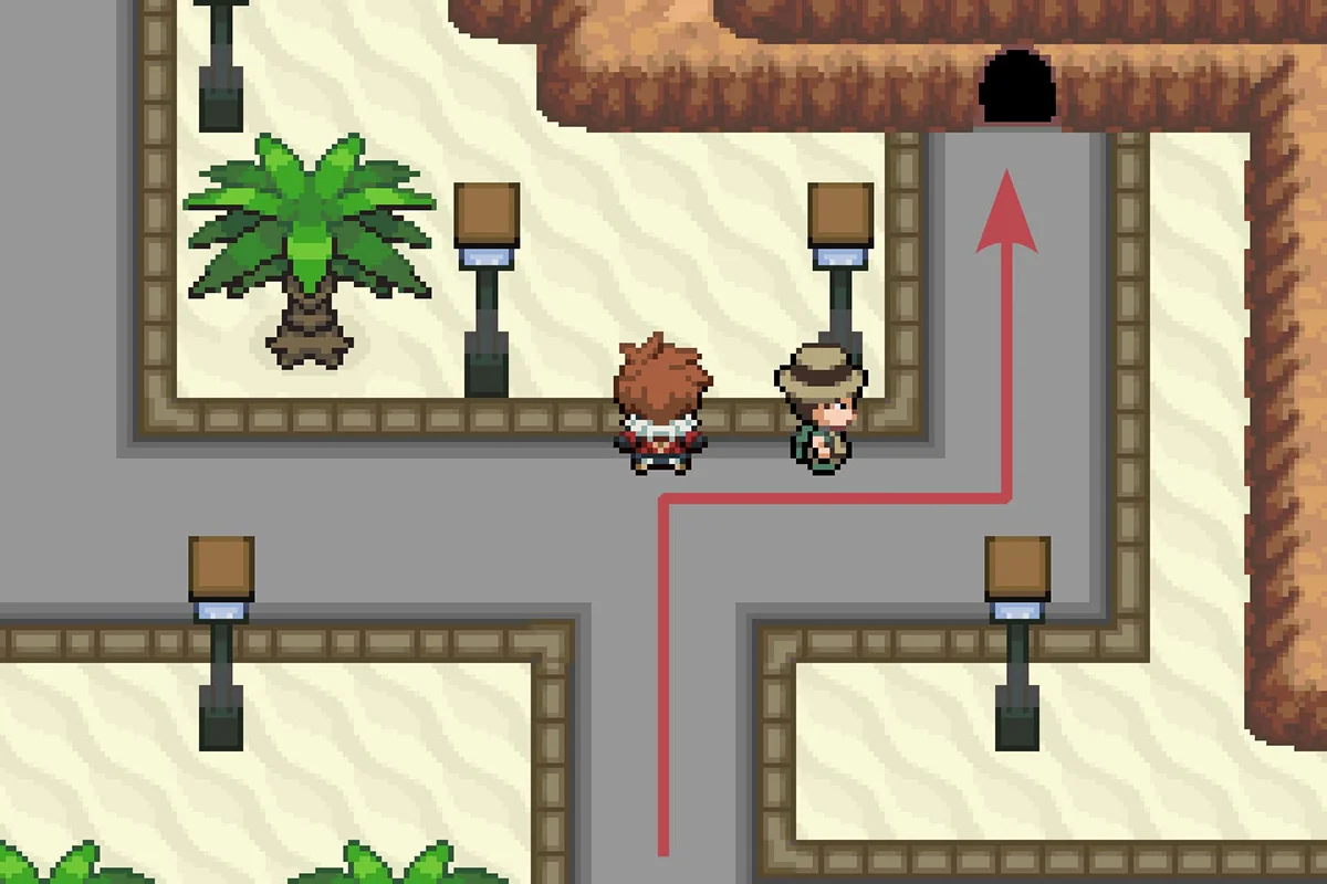 Entering Rift Cave. / Pokémon Unbound