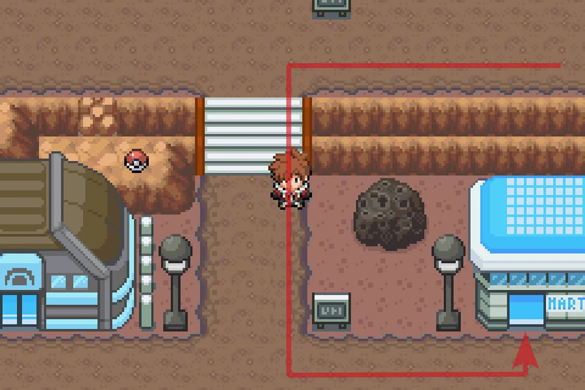 크레이터 타운 프렌들리숍 입장 / 포켓몬 언바운드