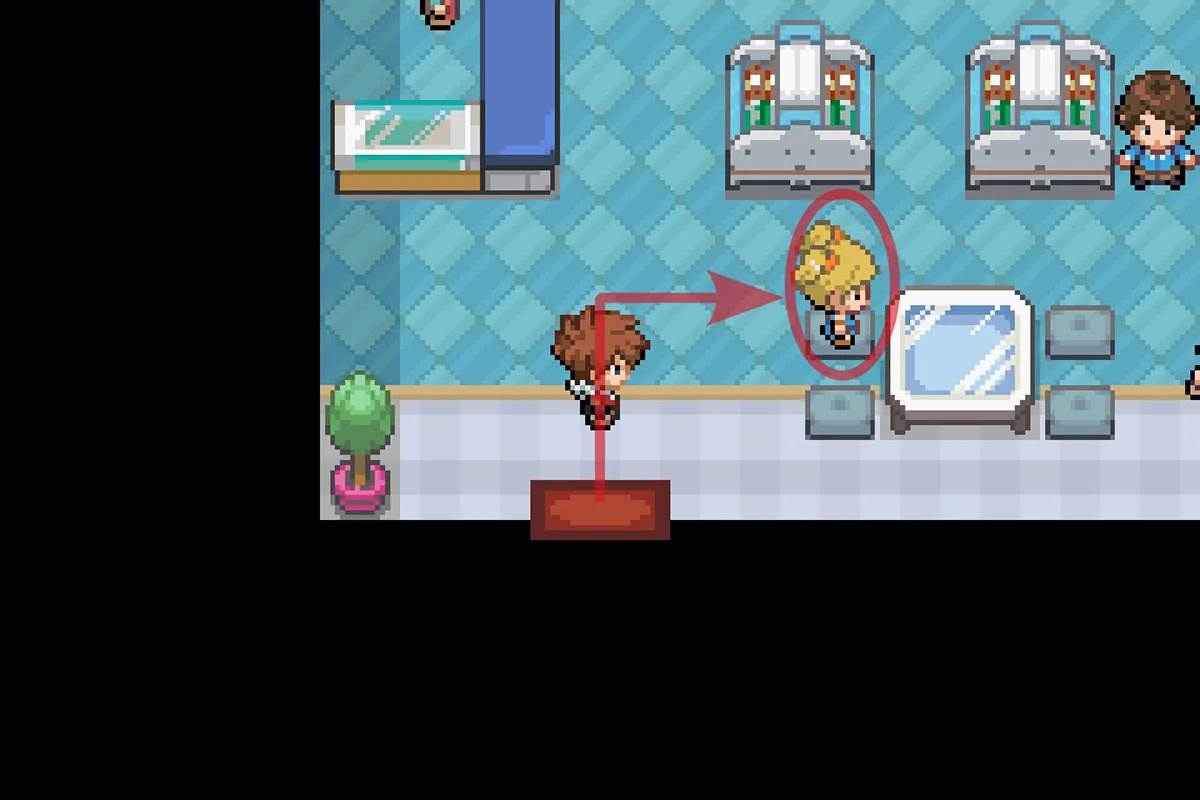 플래시를 주는 금발 소녀에게 접근 / 포켓몬 언바운드