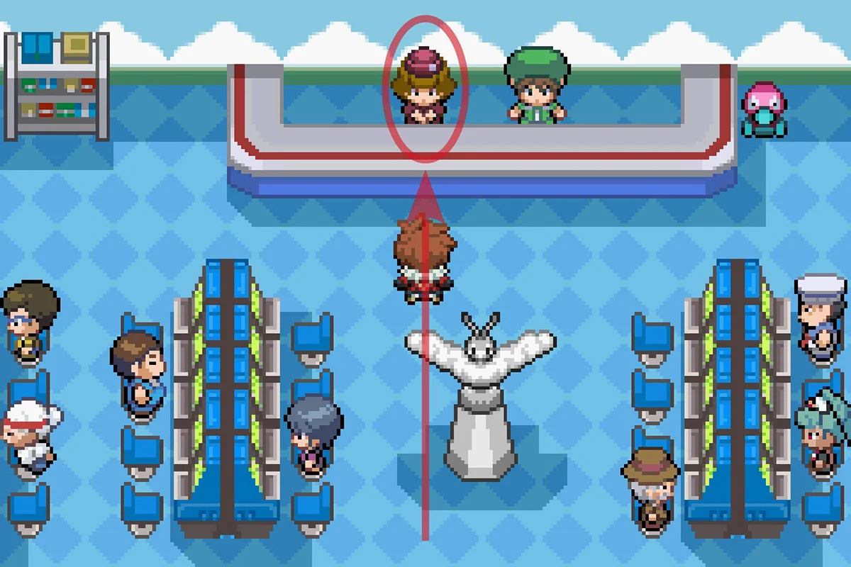 접수원에게 접근 / 포켓몬 언바운드