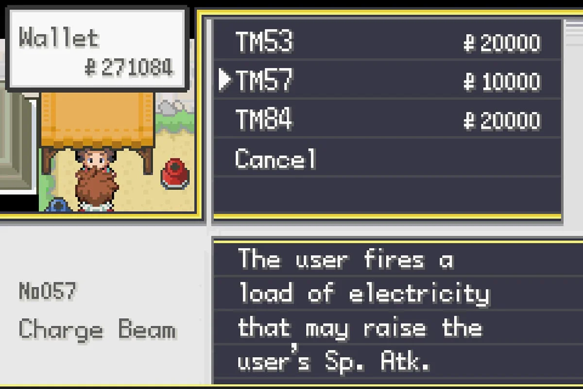 10,000 원에 차지빔 구매. / Pokémon Unbound