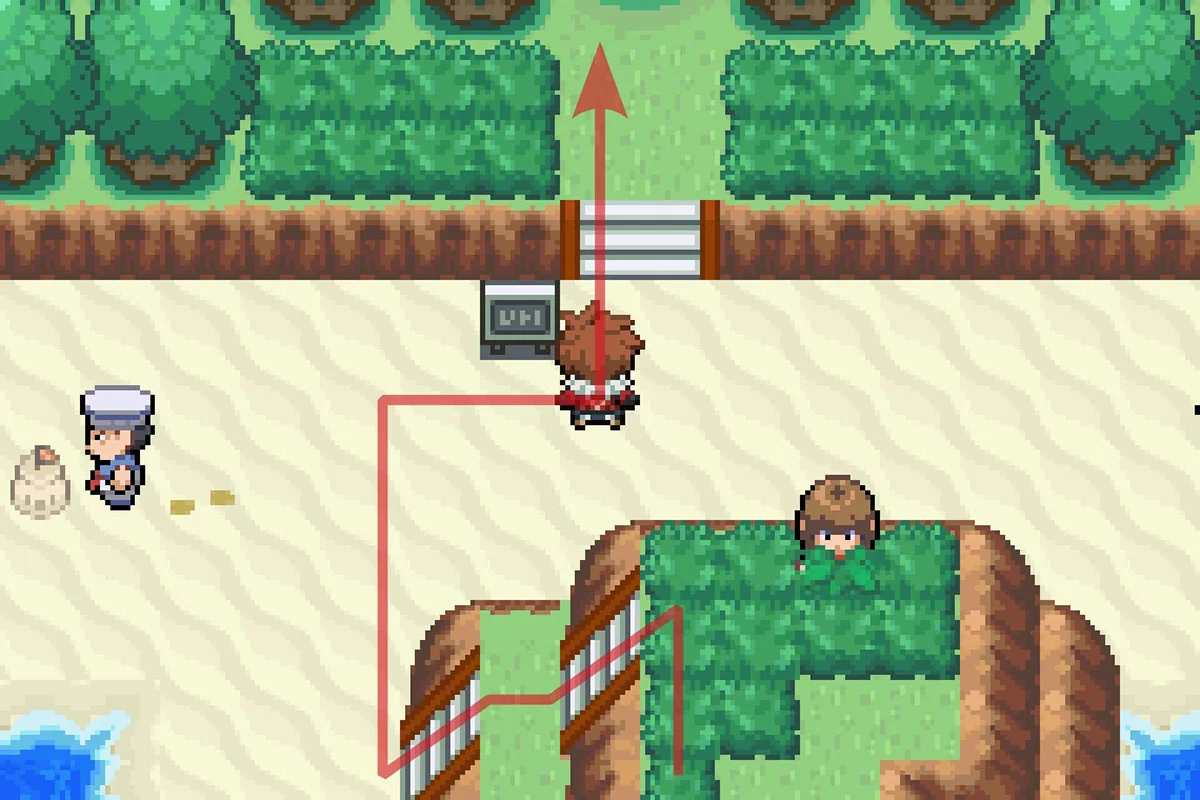 꽃의 낙원 지역 진입. / Pokémon Unbound