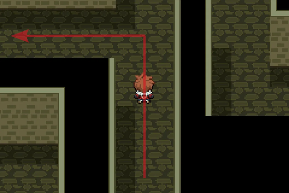 다음 왼쪽으로 도는 모습. / Pokémon Unbound