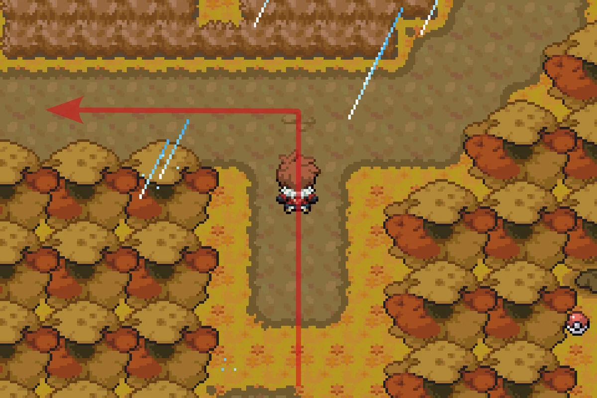 가능한 곳에서 서쪽으로 이동. / Pokémon Unbound