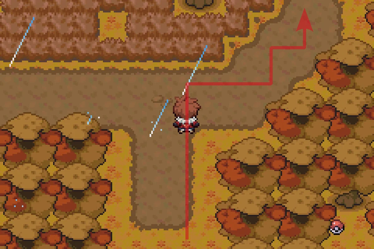 북쪽으로 가는 동쪽 길 선택 / 포켓몬 언바운드