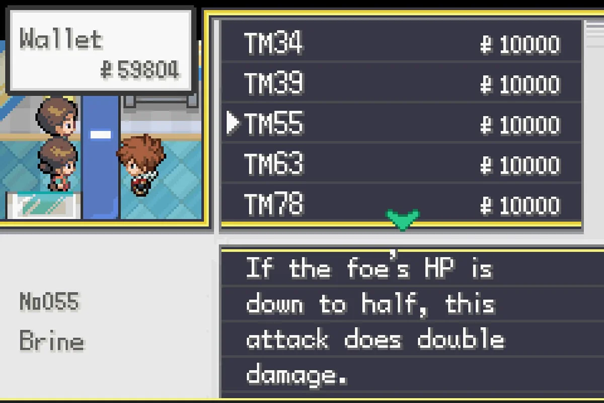 10,000 원에 소금물 구매. / Pokémon Unbound