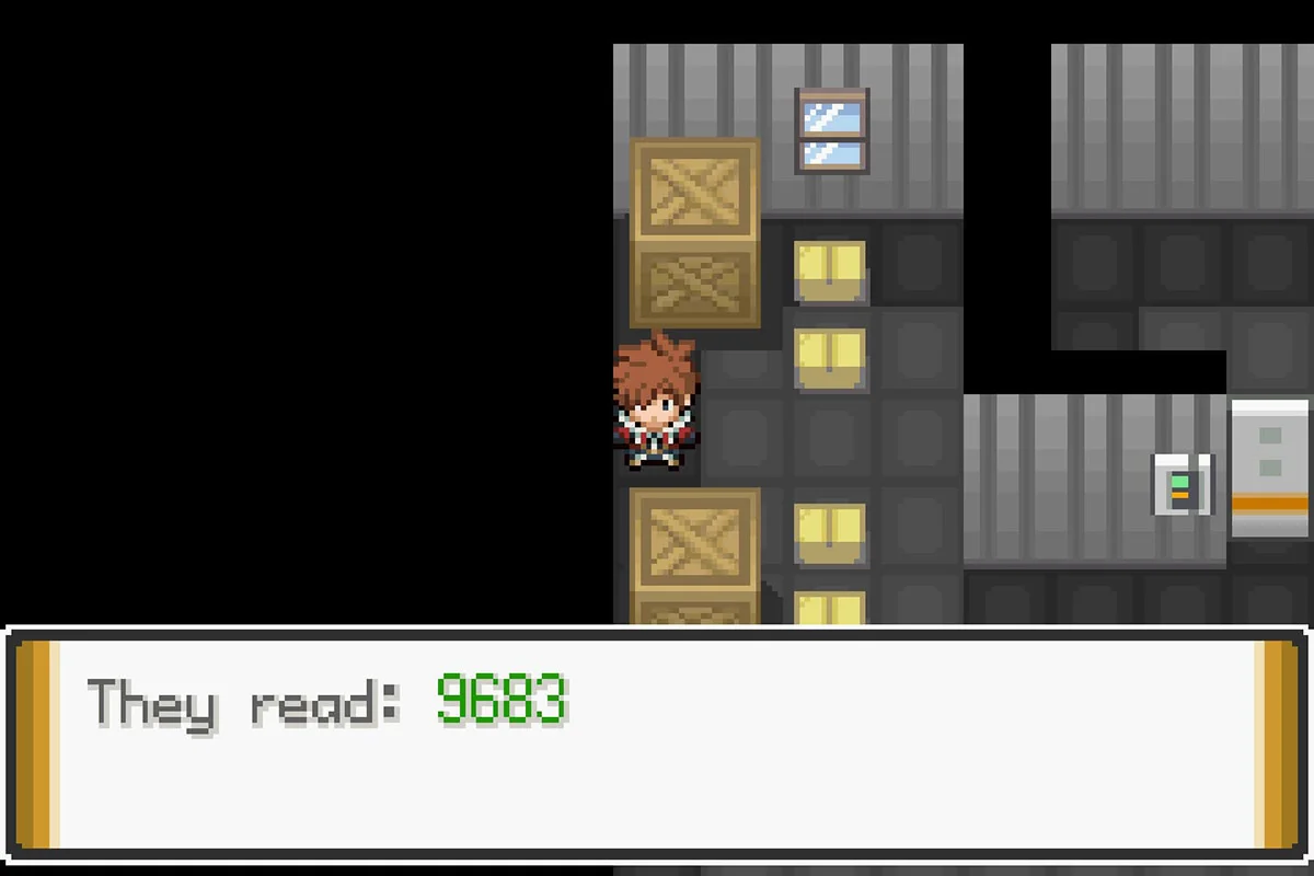 잠긴 문을 여는 암호. / Pokémon Unbound