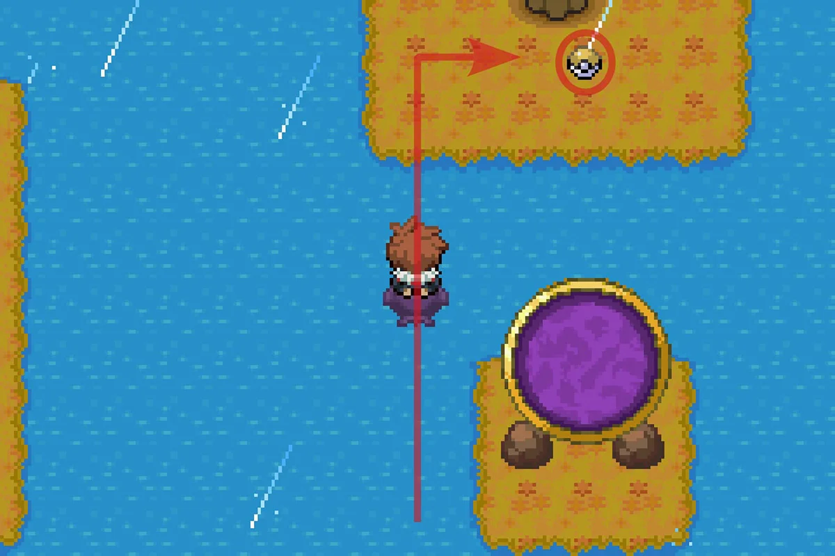 섀도볼 기술머신 발견. / Pokémon Unbound