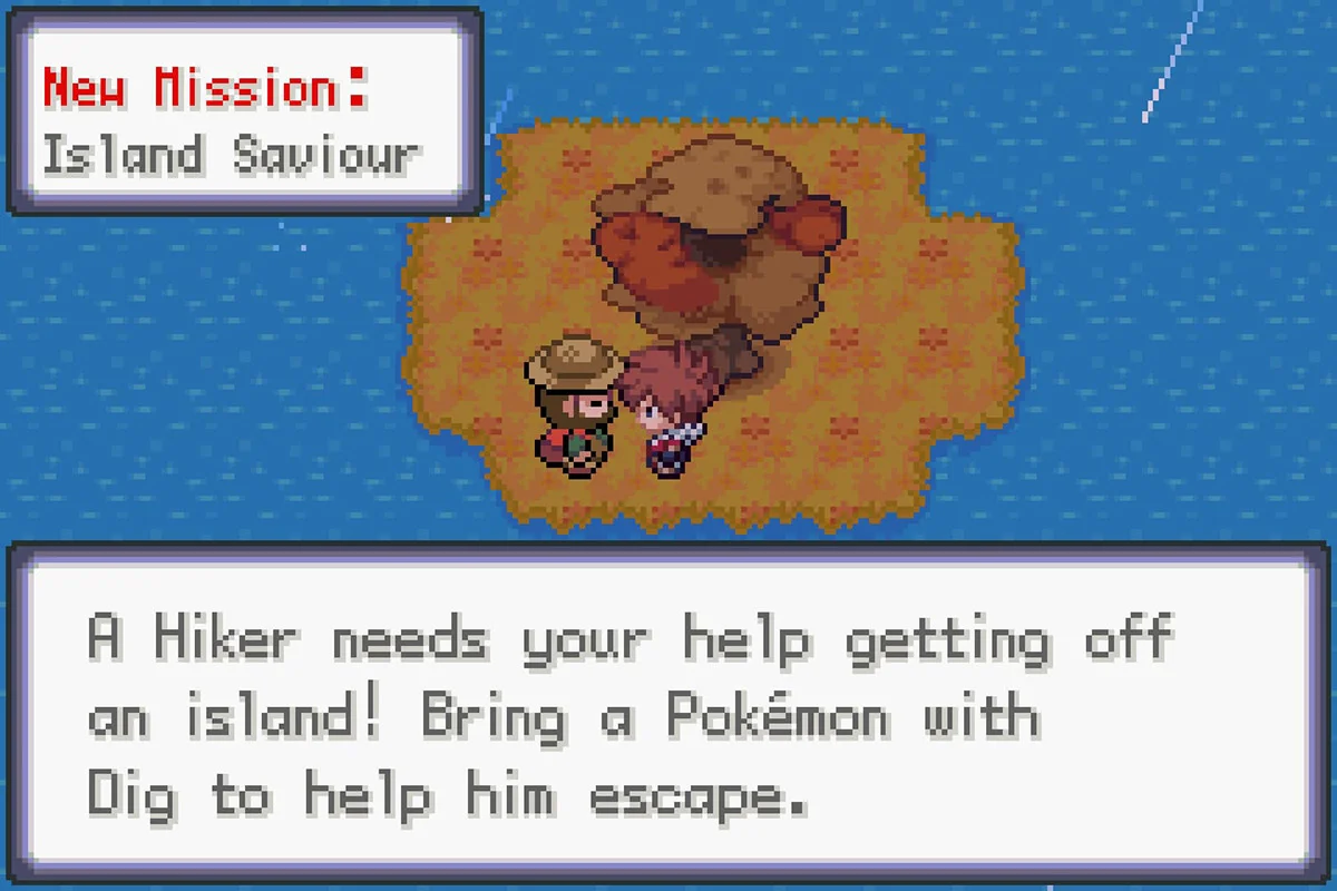 “Island Saviour” 미션 수락. / Pokémon Unbound