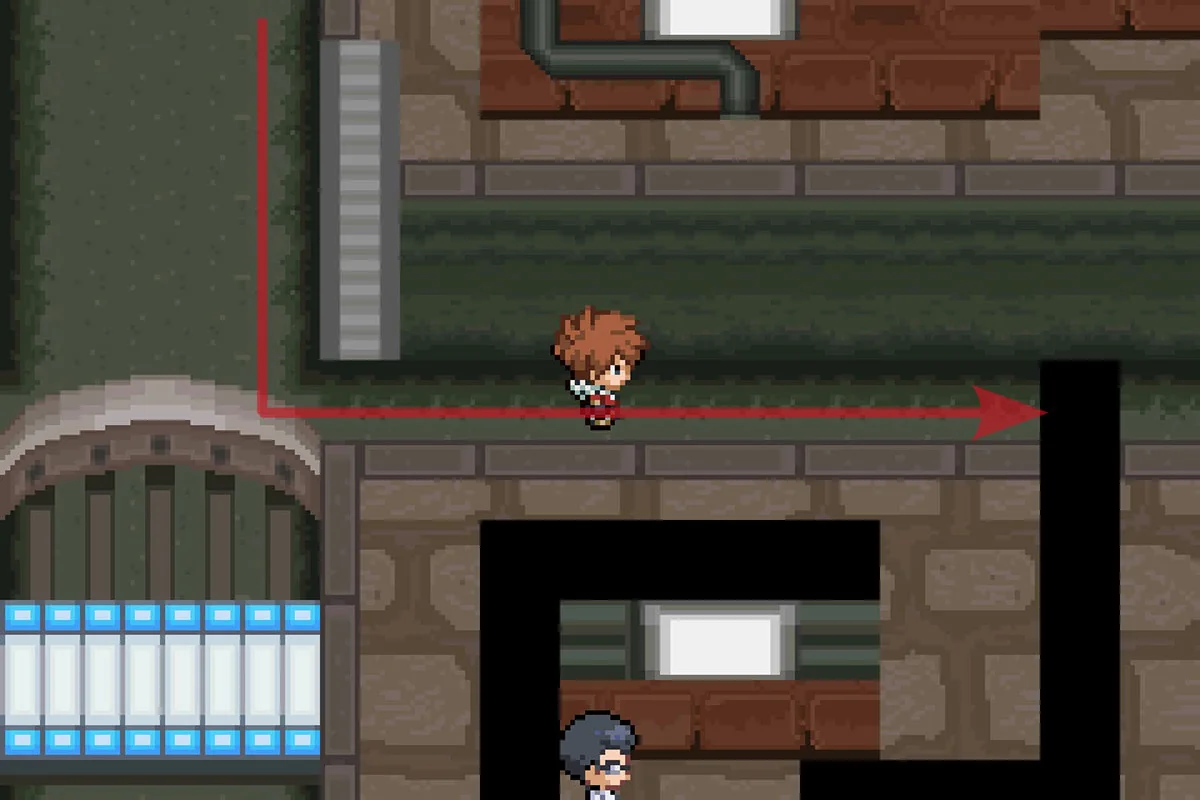 Turning East and following the path. / Pokémon Unbound