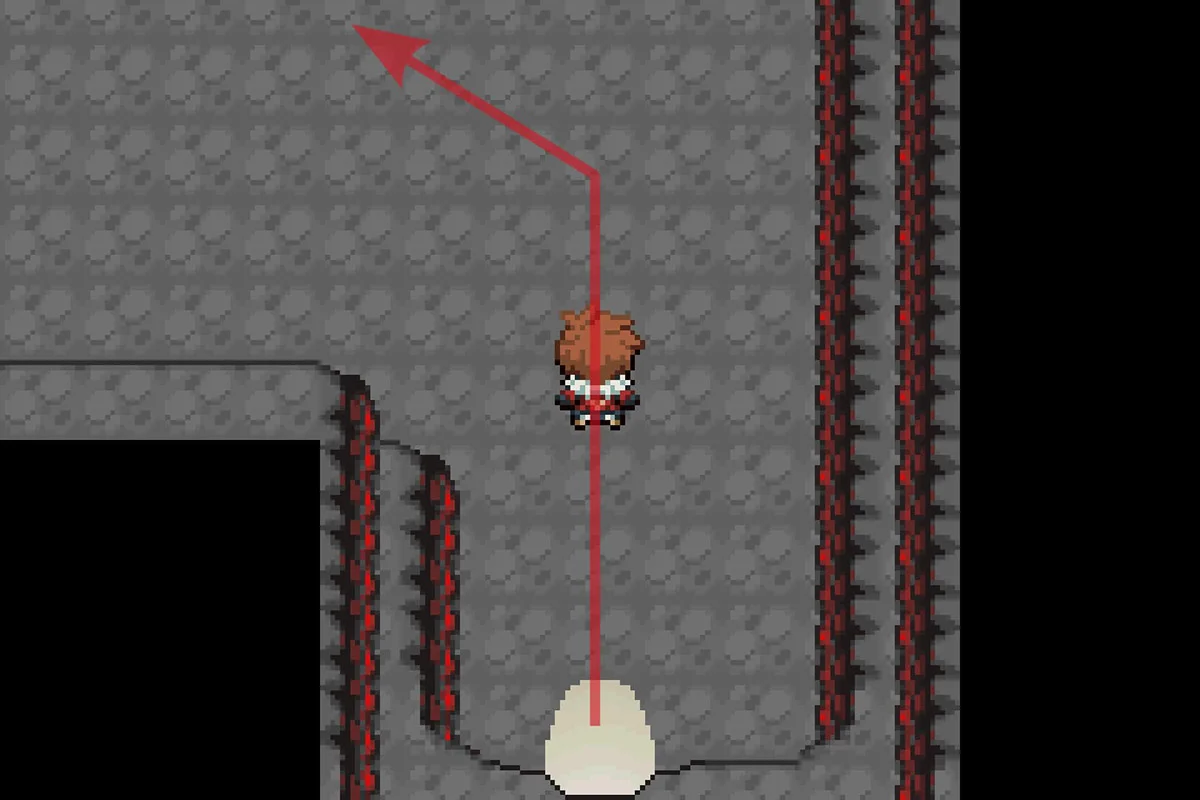 방의 북서쪽 구석으로 이동 / 포켓몬 언바운드