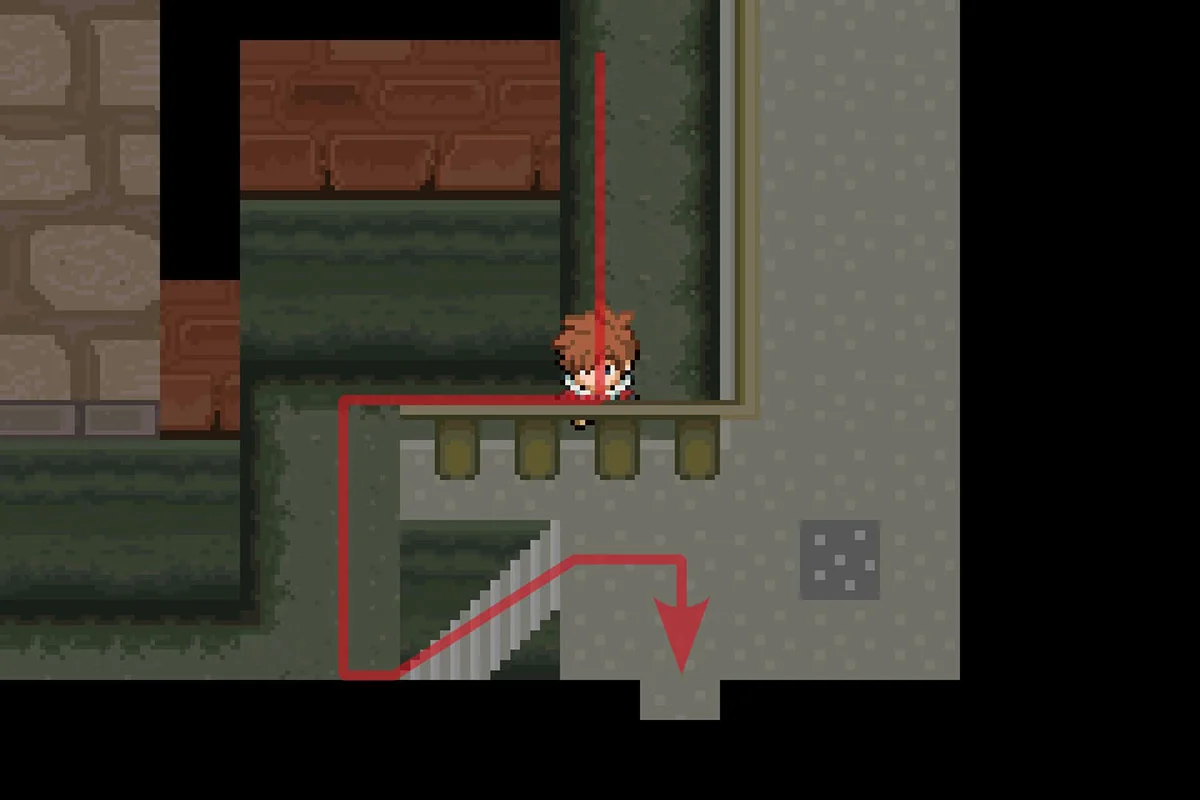 Entering the hidden area. / Pokémon Unbound