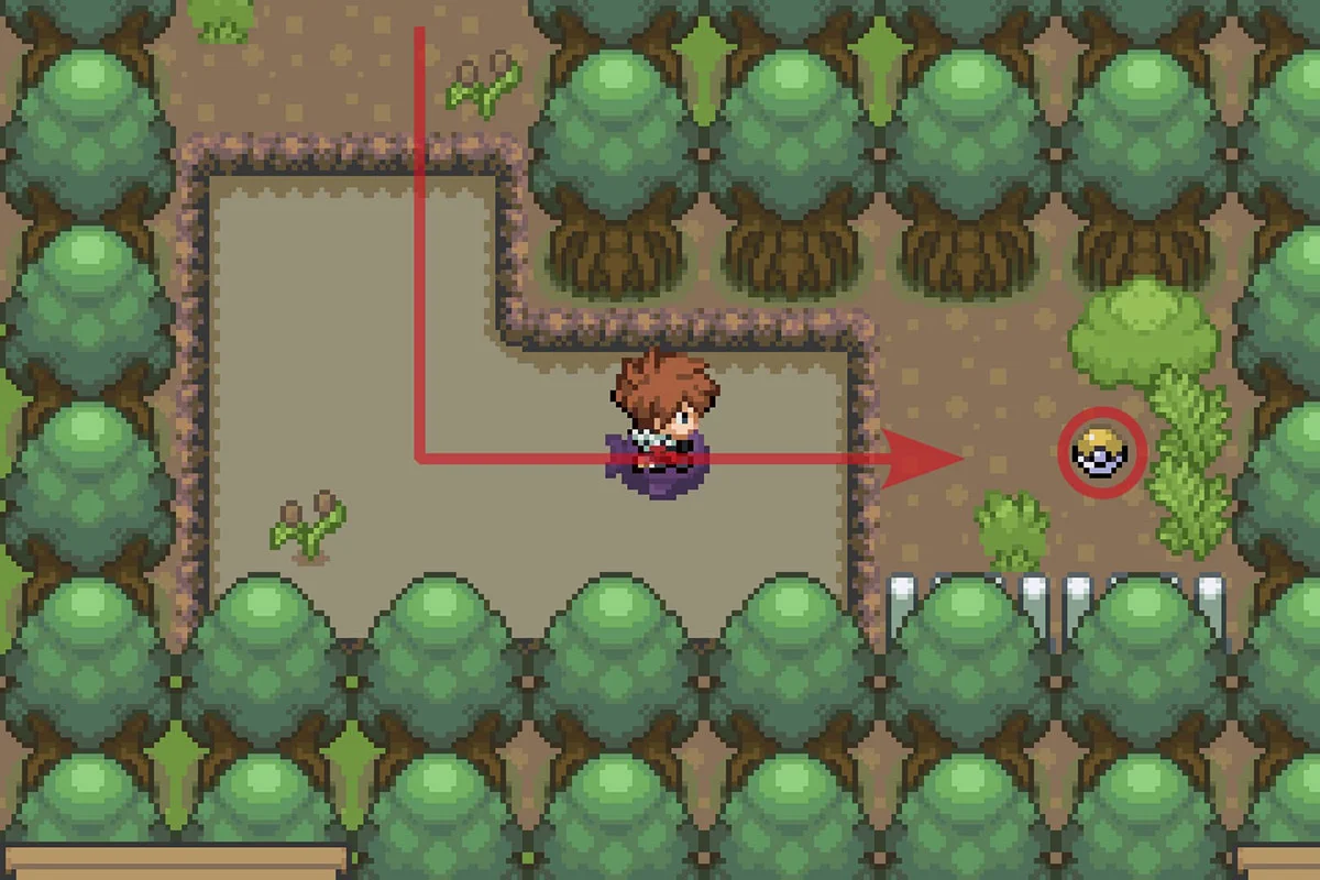 TM for Toxic at the end of the path. / Pokémon Unbound