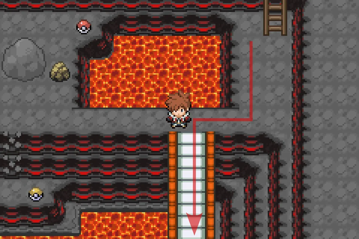 Following the bridge going South. / Pokémon Unbound