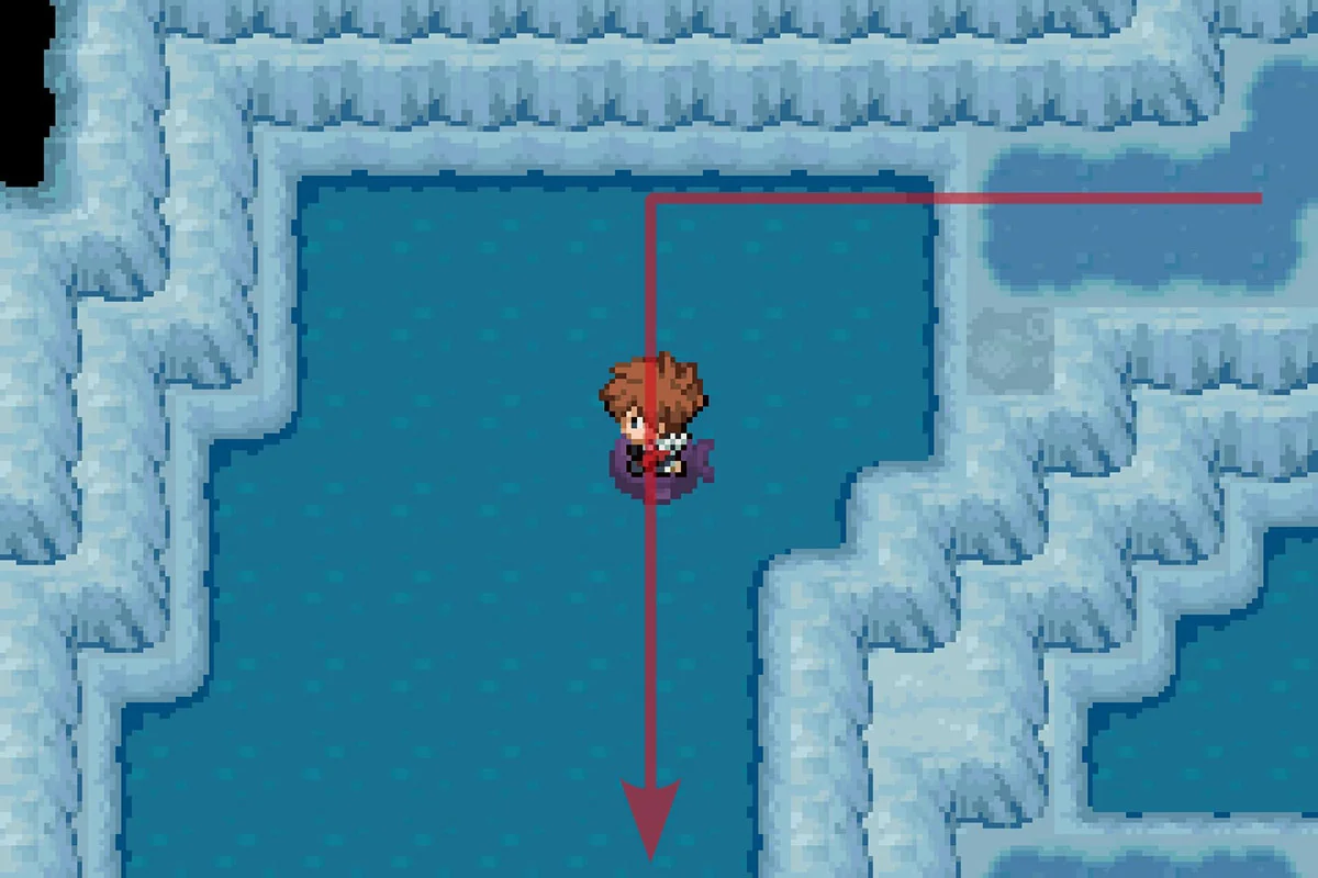 파도타기를 사용하여 길 계속 가기 / 포켓몬 언바운드