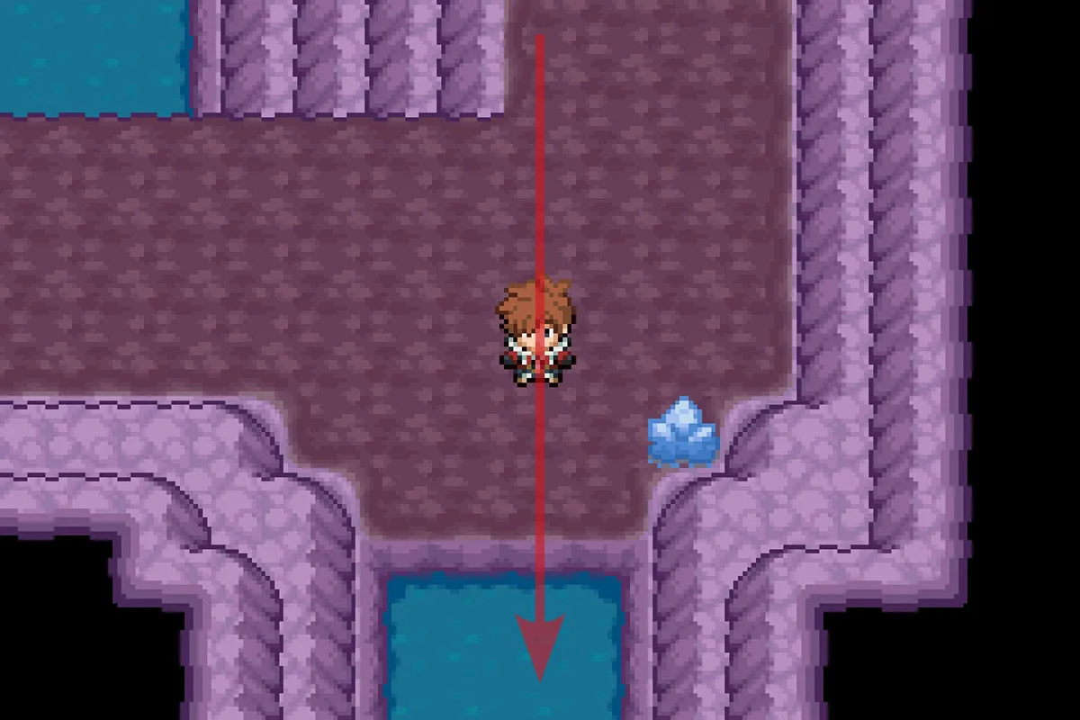 파도타기를 사용하여 남쪽으로 계속 이동 / 포켓몬 언바운드