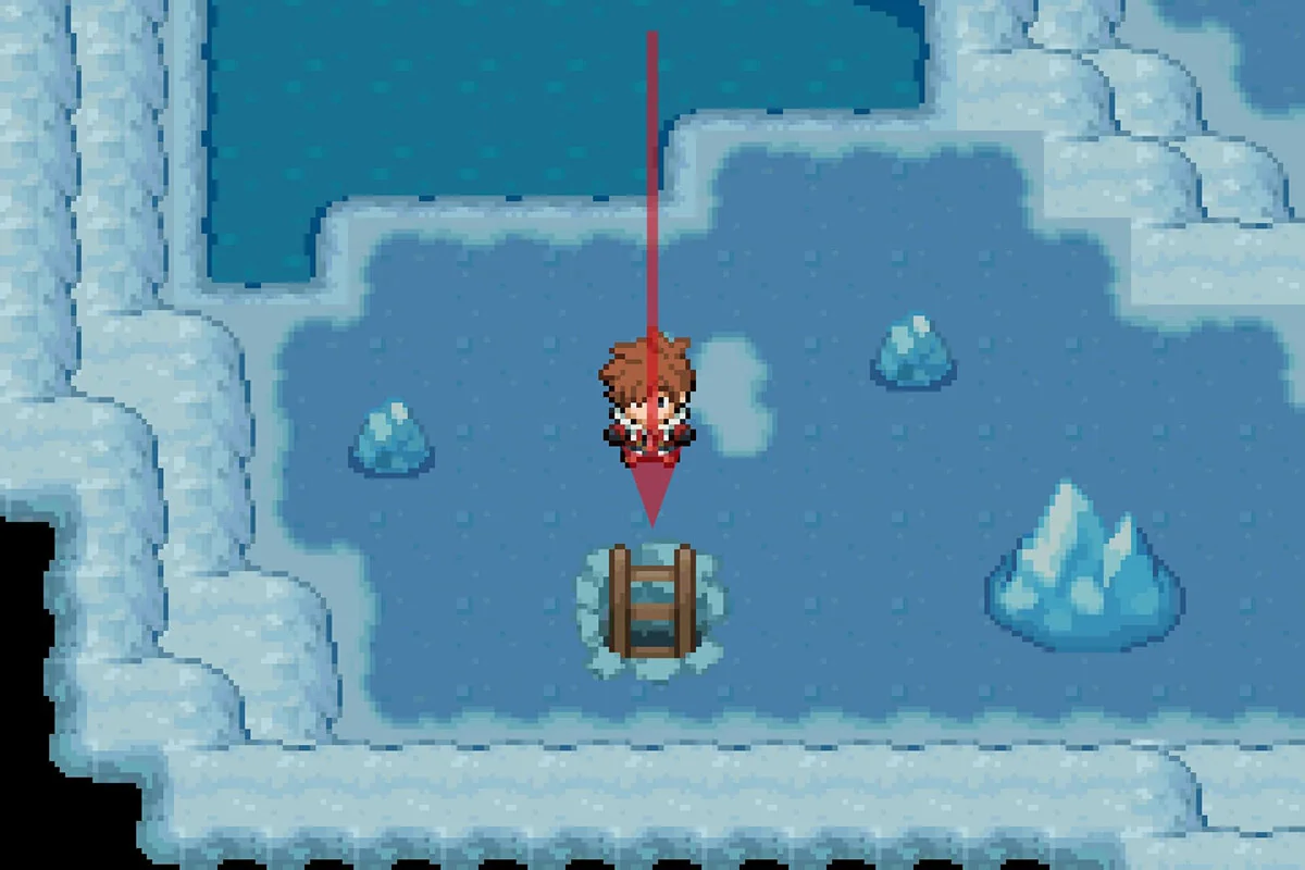 사다리를 이용해 내려가기 / 포켓몬 언바운드