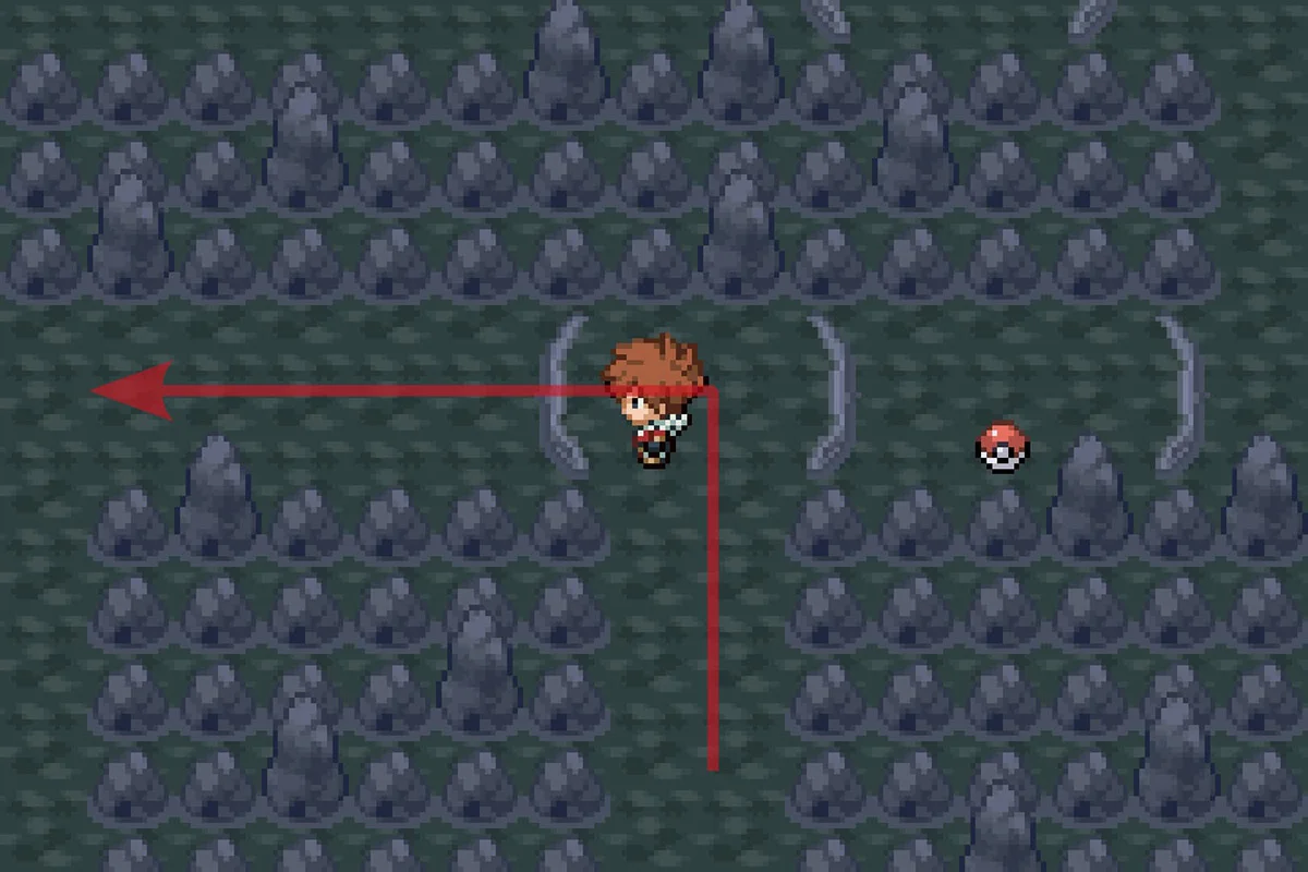 Following the path West. / Pokémon Unbound