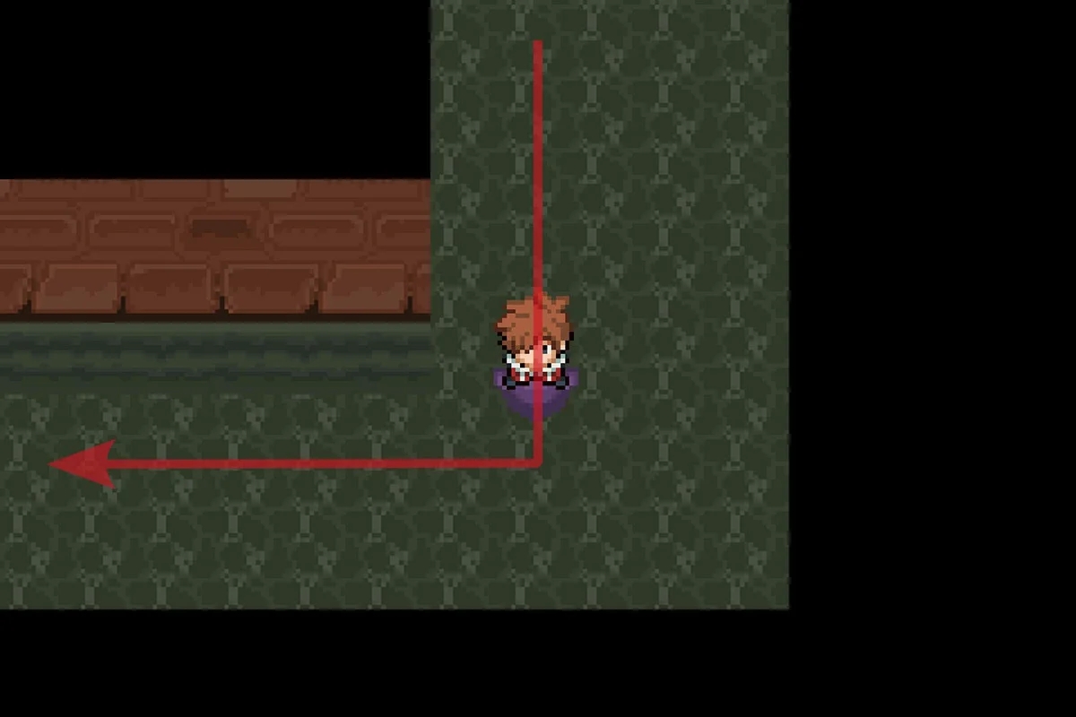 Following the path West. / Pokémon Unbound