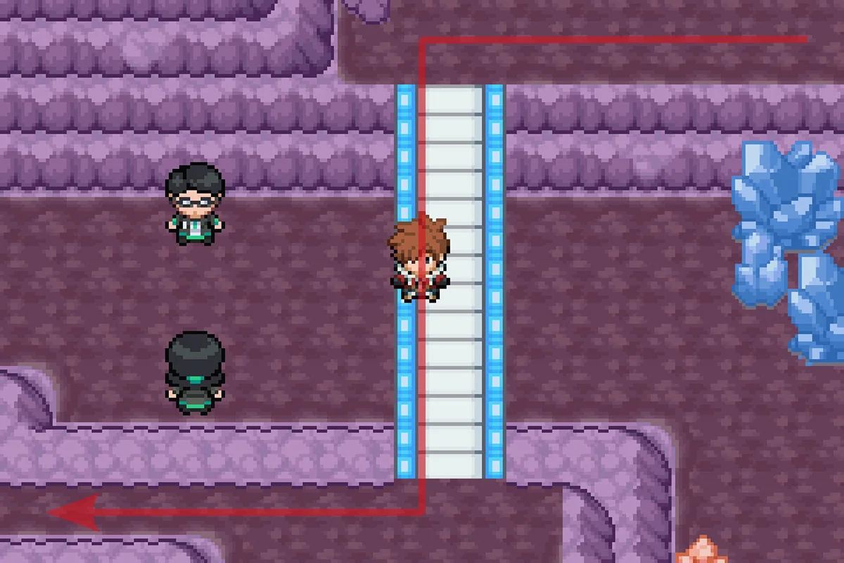 파란색과 흰색 다리 건너기 / 포켓몬 언바운드