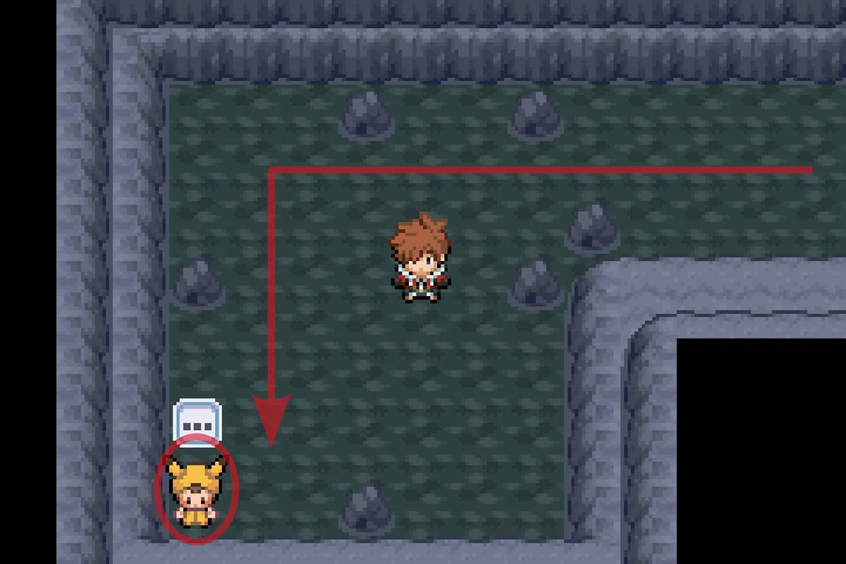 제멋대로인 아이 사이드 퀘스트를 주는 피카츄 꼬마 / 포켓몬 언바운드