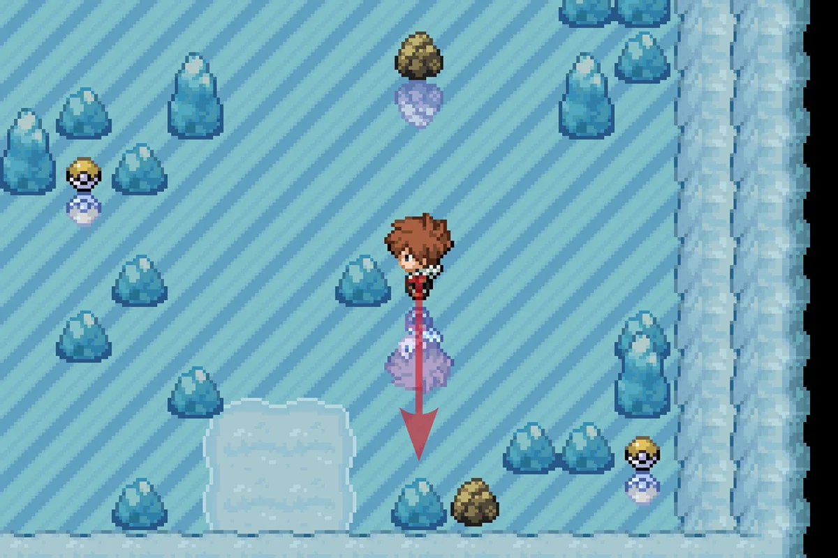 기술머신이 있는 곳으로 내려가기 / 포켓몬 언바운드