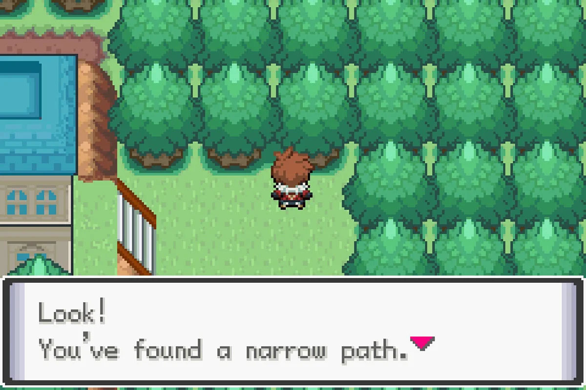 The path leading to the Tarmigan Town Raid Den. / Pokémon Unbound