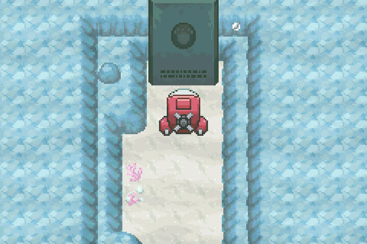 The Underwater stone tablet location. / Pokémon Unbound