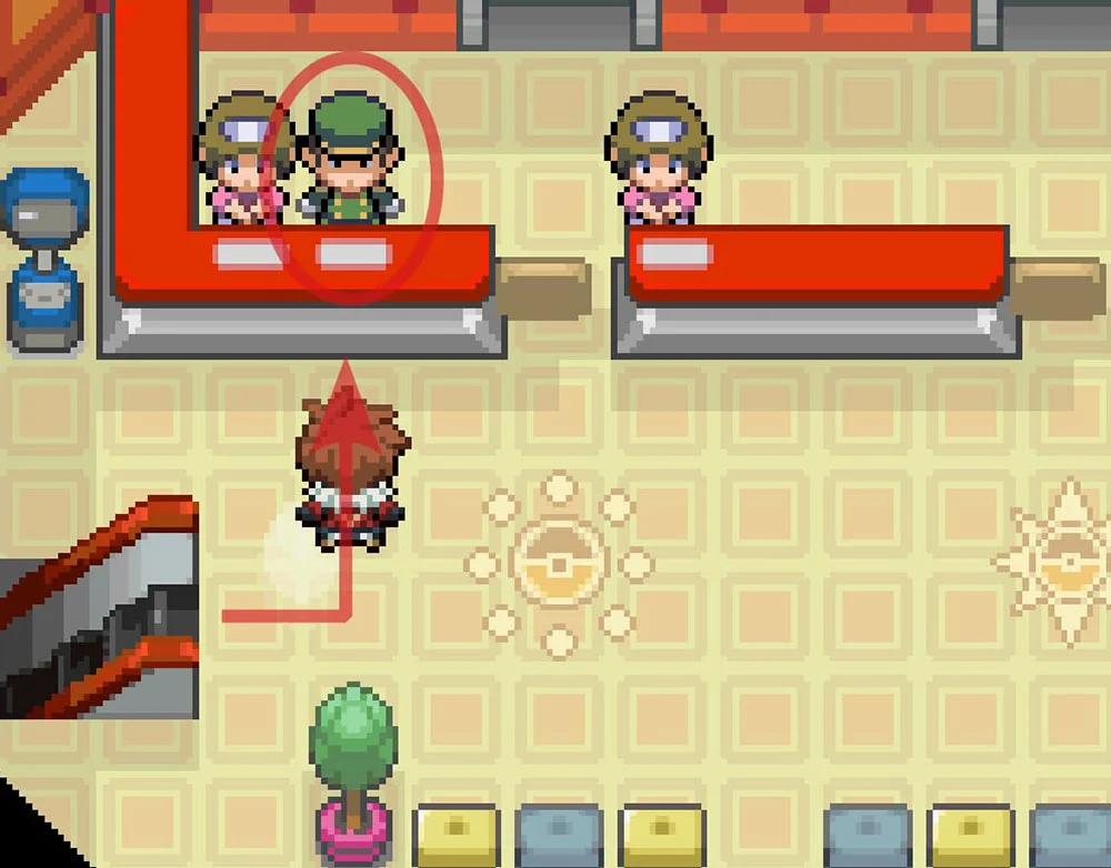 The green-clothed NPC