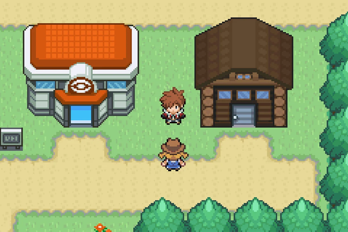 Outside the Pep Quiz House / Pokémon Unbound