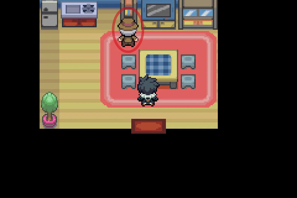 Approaching the Move Deleter. / Pokémon Unbound