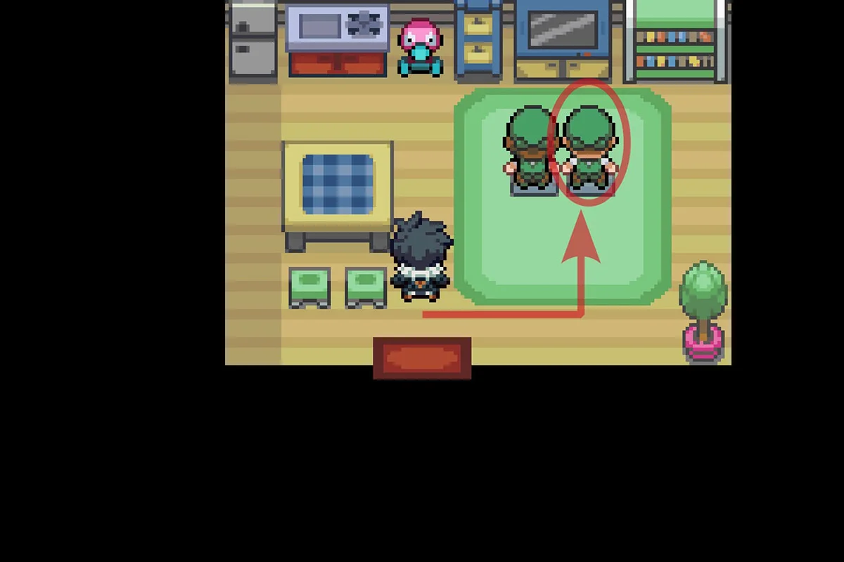 Approaching the Egg Buyer. / Pokémon Unbound