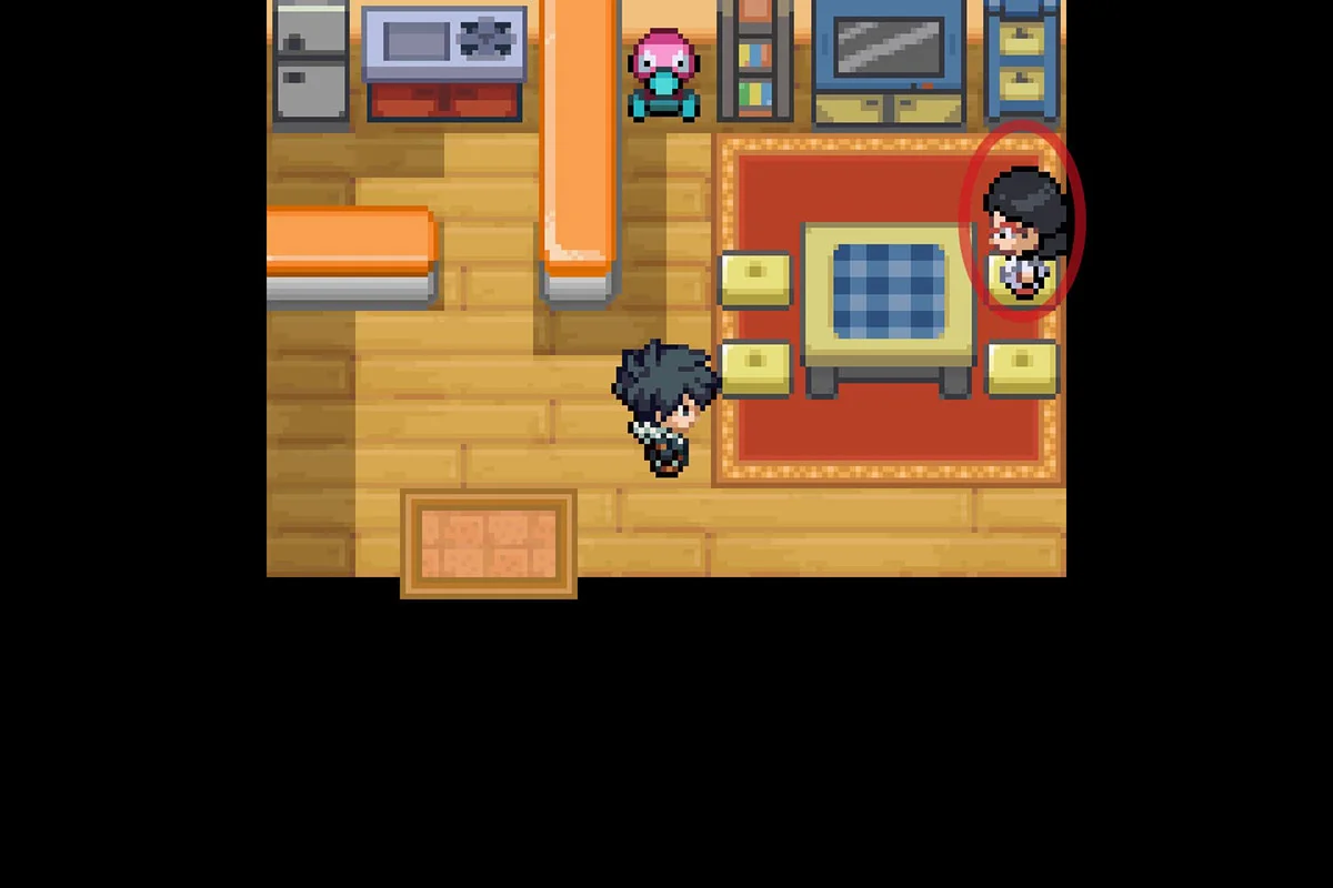 Approaching the Fossil Reviver. / Pokémon Unbound