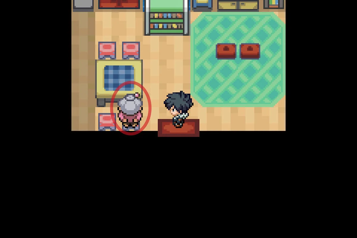 Approaching the Togepi Egg Lady. / Pokémon Unbound