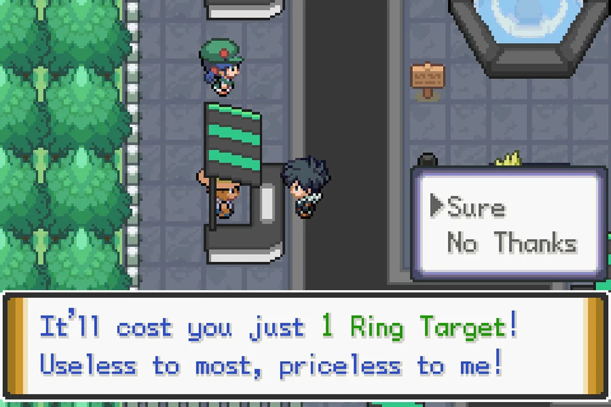 The Poke Ball Changer’s offered service. / Pokémon Unbound