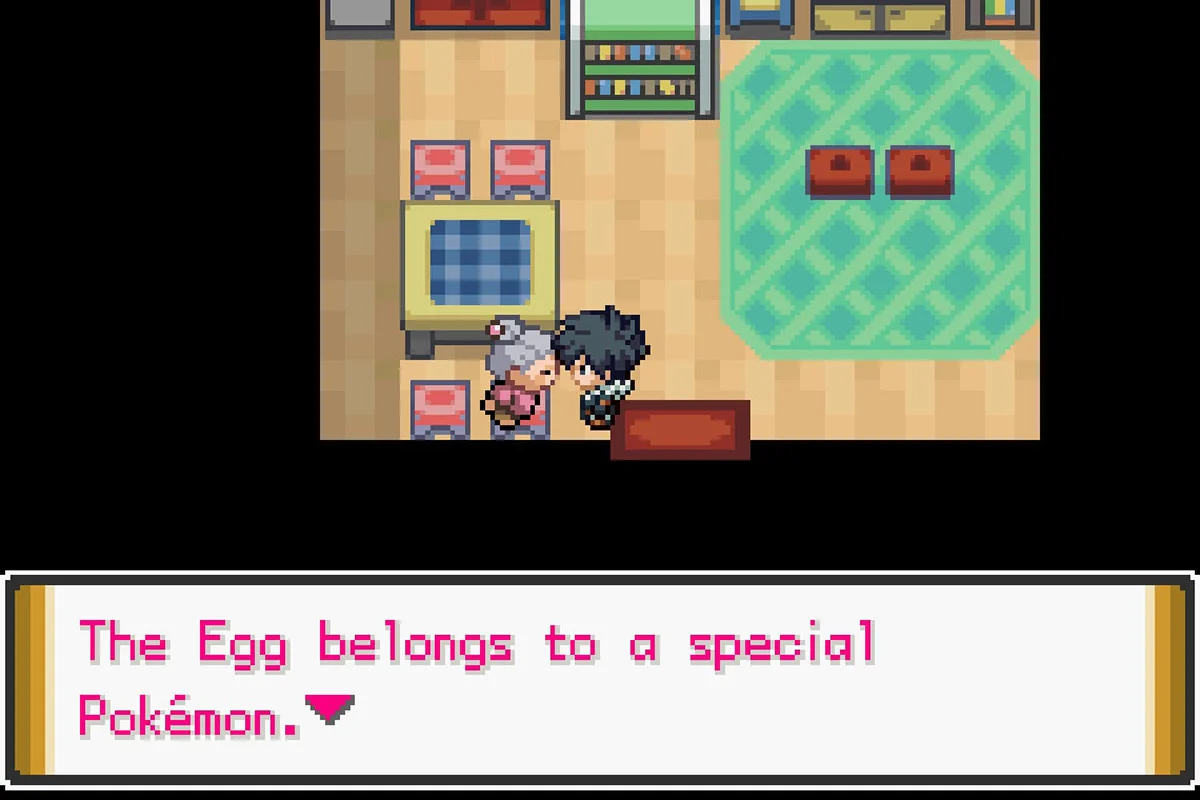 Acquiring the Togepi egg. / Pokémon Unbound