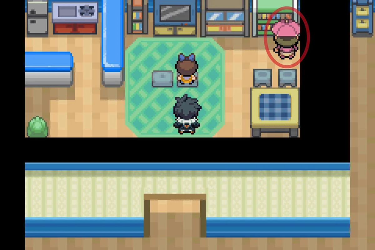 알로라 스타터 레이디에게 다가감. / Pokémon Unbound