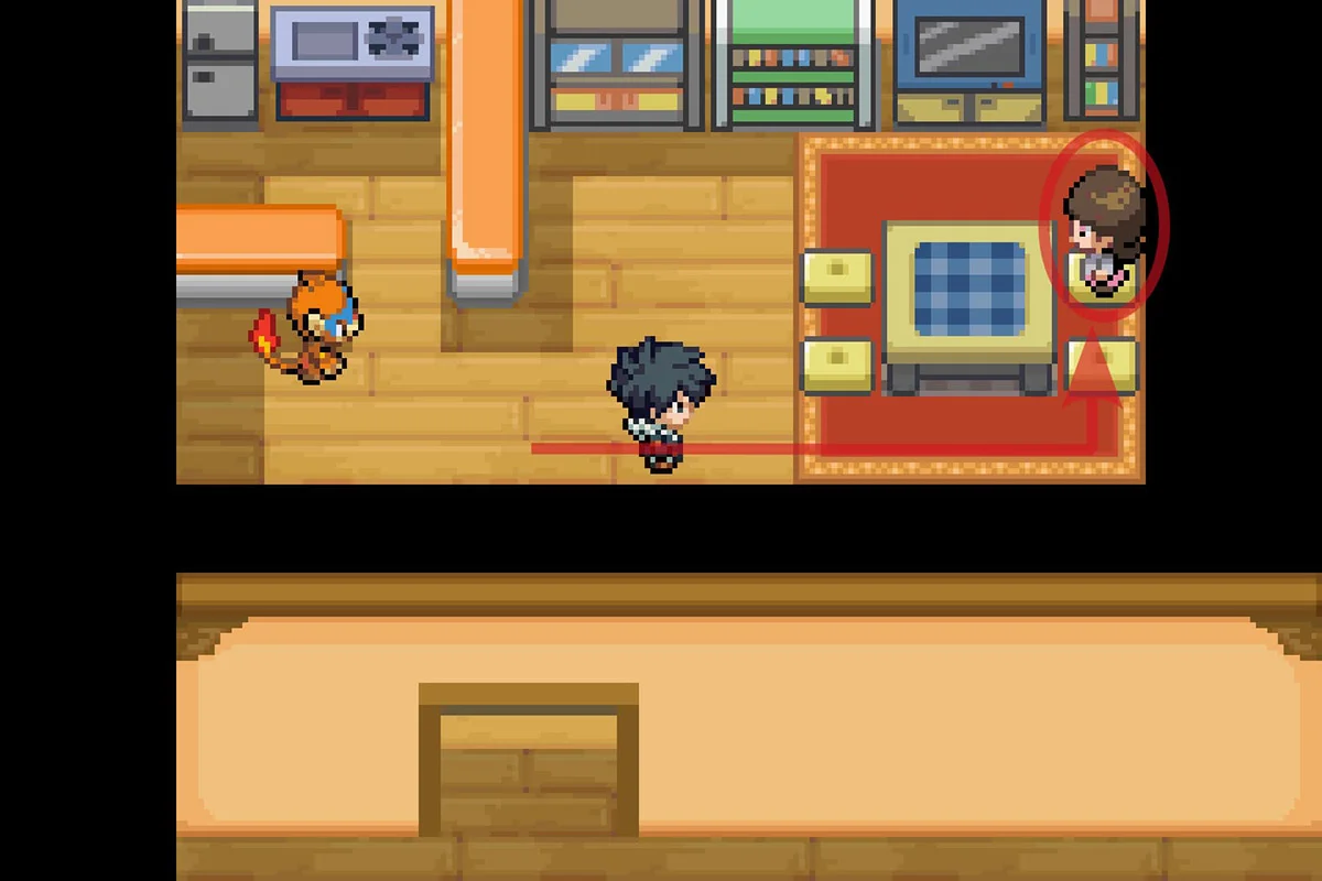 Approaching the Sinnoh Starters Lady. / Pokémon Unbound