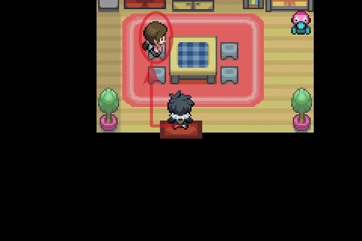 Approaching the Unova Starters Lady. / Pokémon Unbound