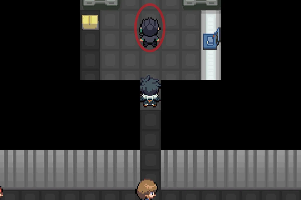 베가에게 다가가는 모습. / Pokémon Unbound