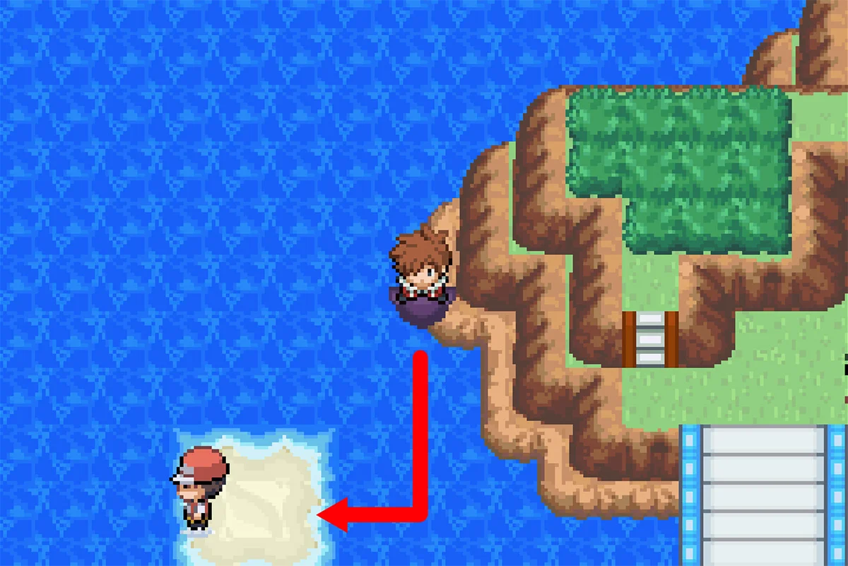 낚시꾼 트레이너가 있는 두 번째 육지로 가는 길