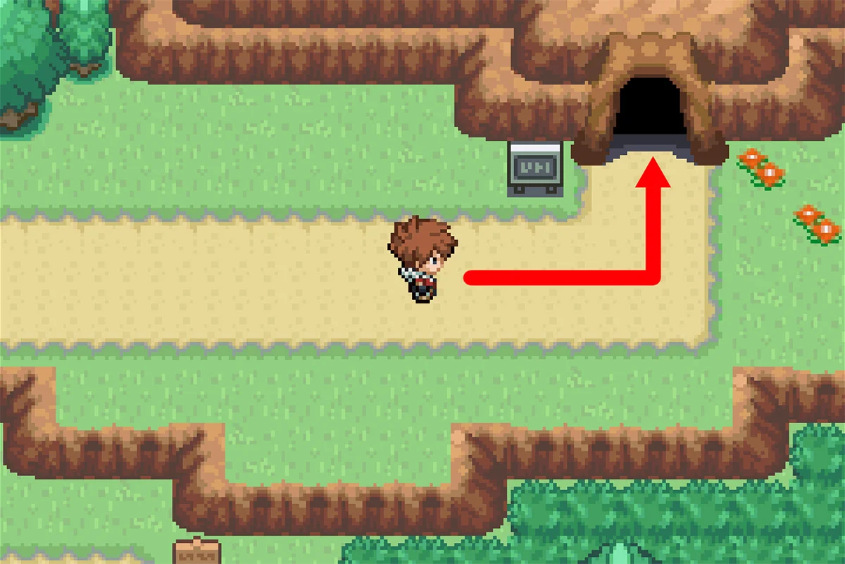 챔피언로드 입구로 가는 길