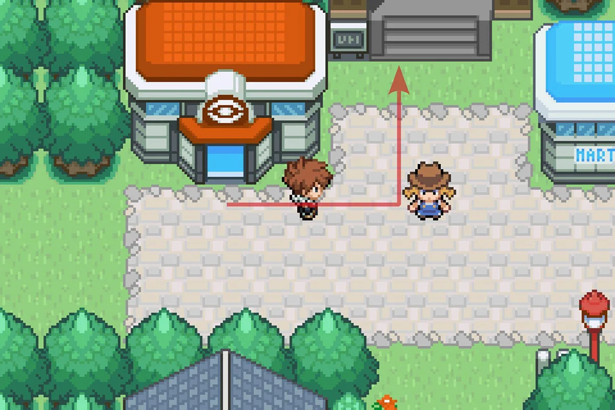 배틀 프런티어로 이어지는 게이트하우스 입장.