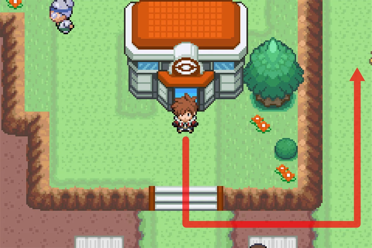 마을 북쪽 끝으로 이동