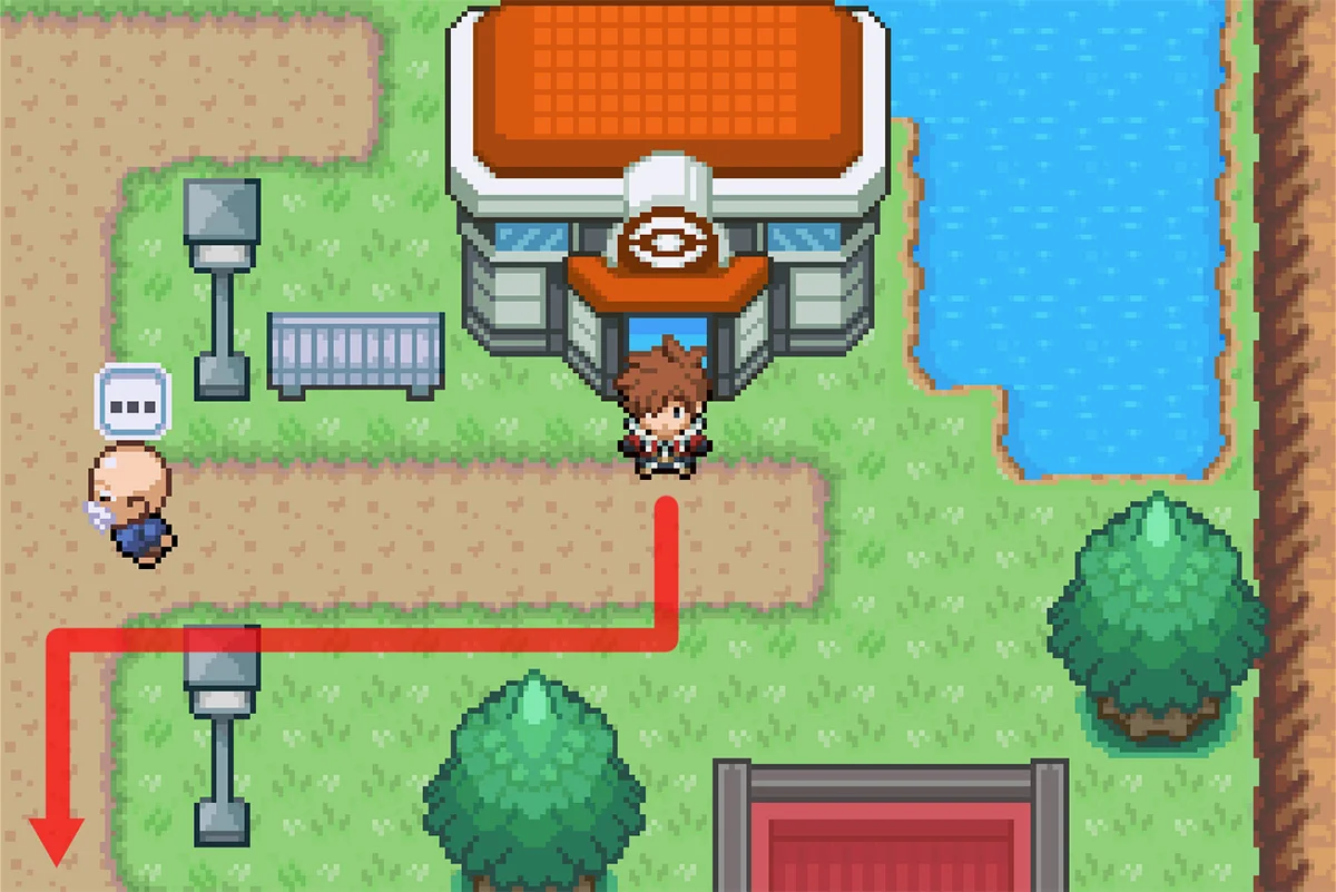 마을 남쪽으로 이동