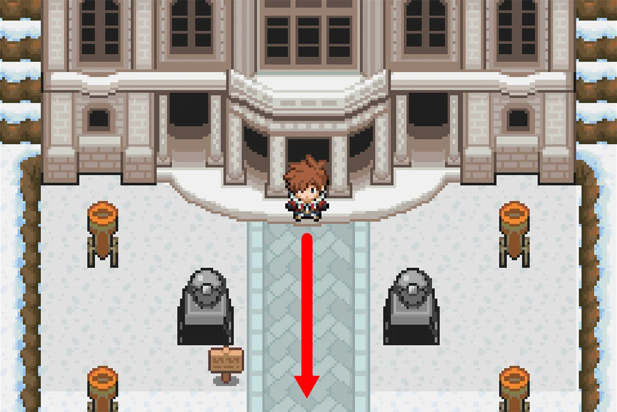 고드름동굴 입구로 가는 길