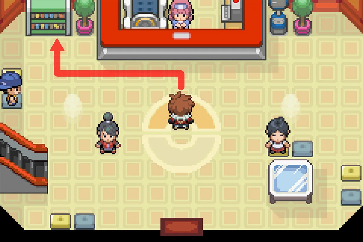 숨겨진 길이 있는 책장