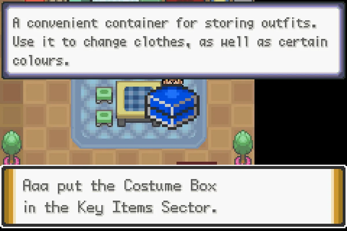 코스튬 박스 획득.